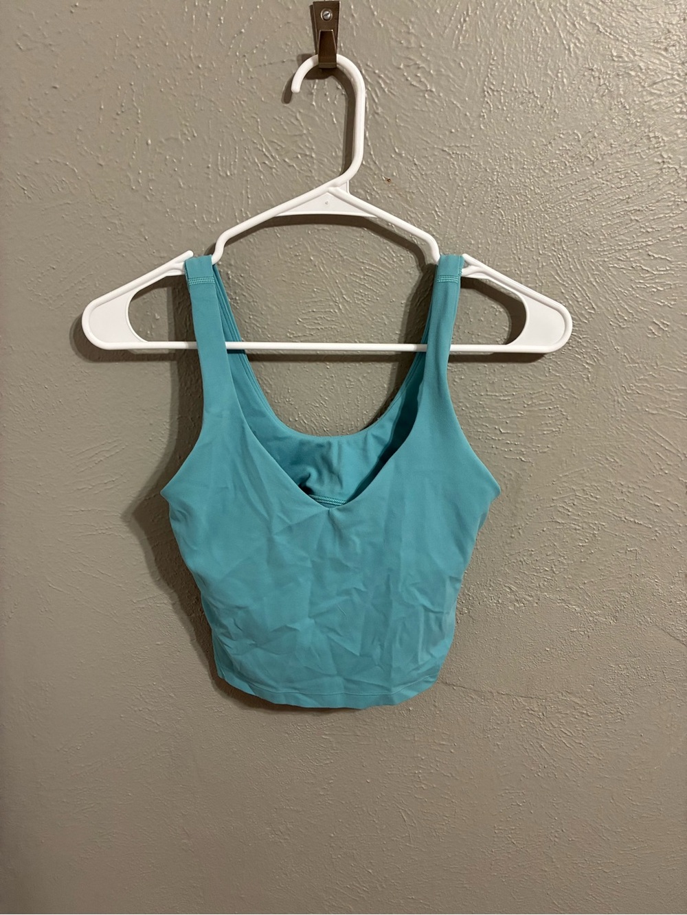lululemon athletica Teal Crop Tank Top
